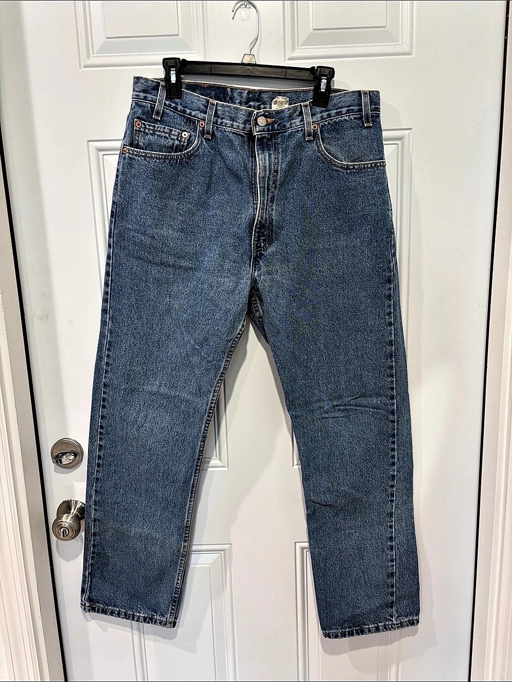 Vintage Levi's 505 Regular Fit Straight Leg Jeans Waist 36 Length 30